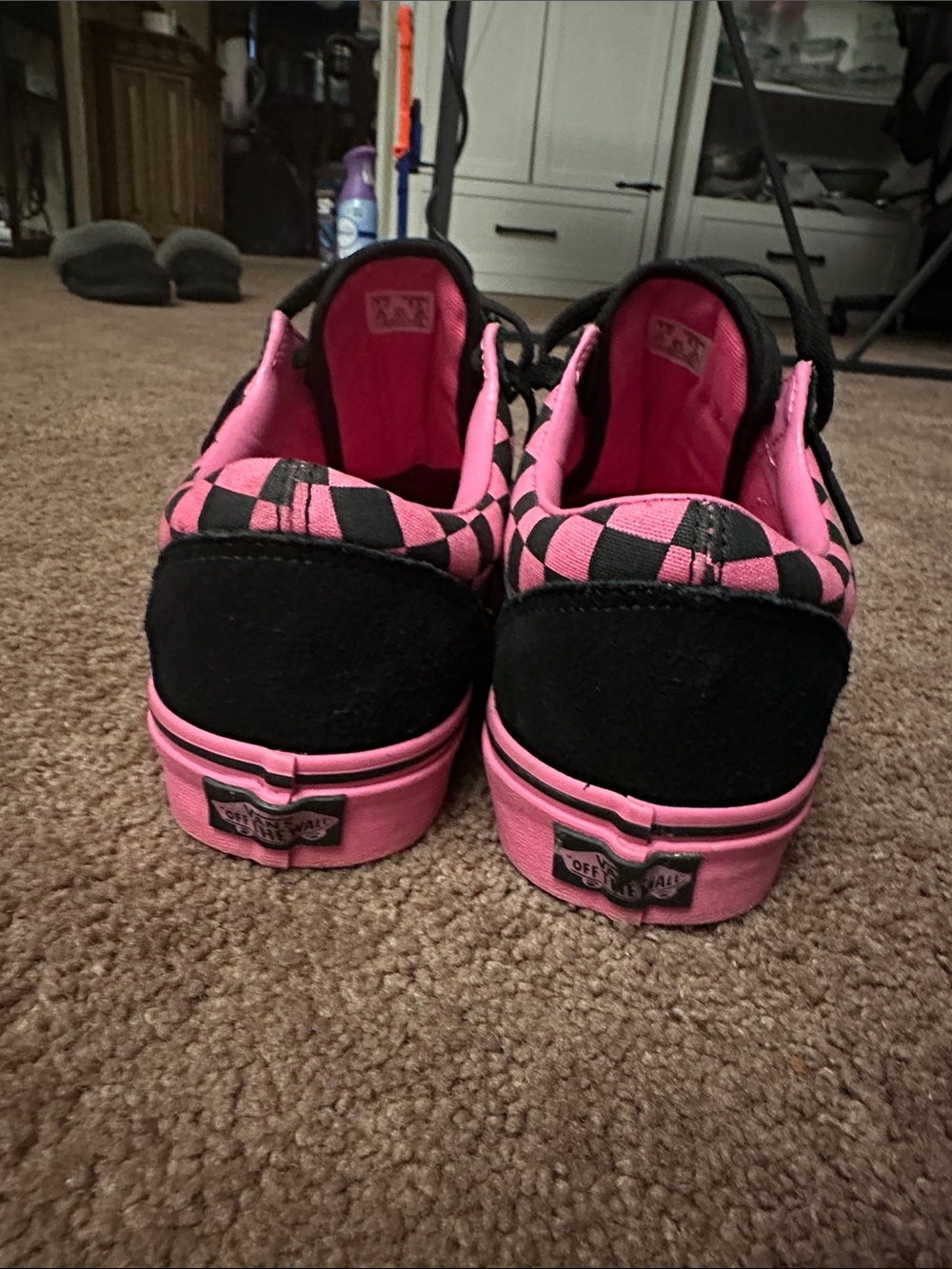 Vans Pink & Black Checkerboard - Picture 3 of 8